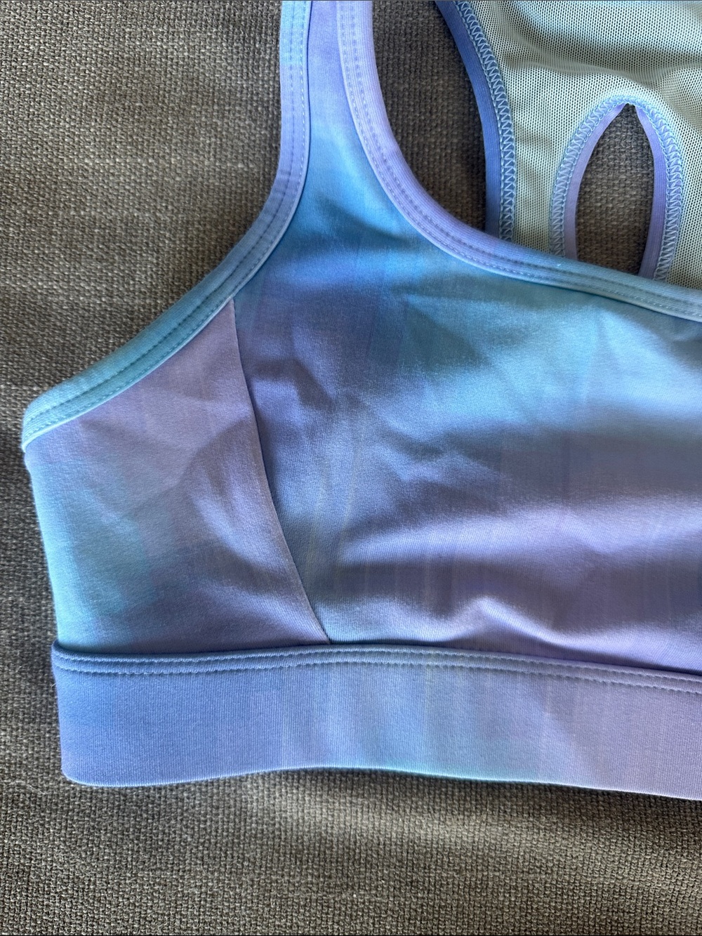 All In Motion Girls Blue and Purple Tie Dye Sports Bra Size M (8) - Picture 2 of 8
